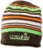 Шапка в'язана Norfin Frost BR - Коричнева в смужку