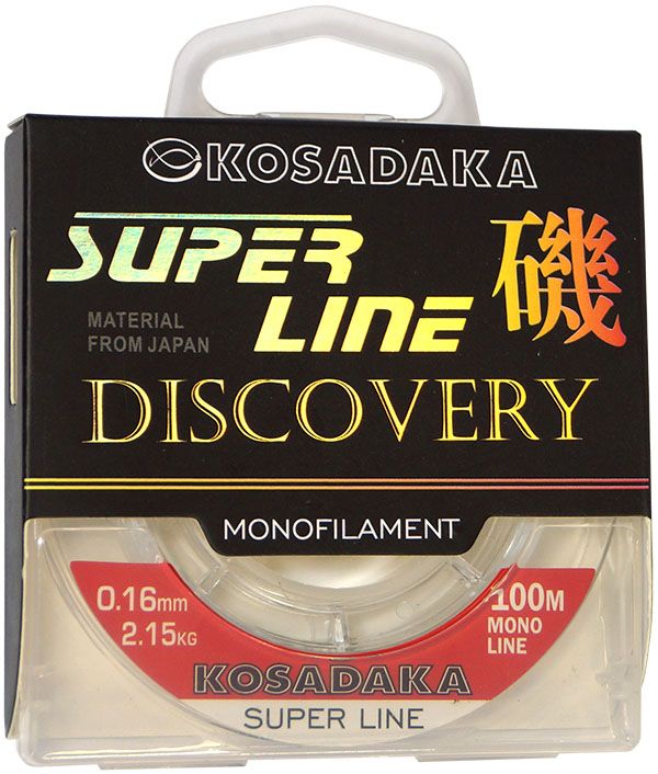 Леска Kosadaka Discovery Super Line - Clear (Прозрачный) - 100 м