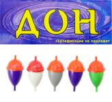 Поплавок для зимней рыбалки Дон "Желудь" крупный - Вес 1 г - Длина - 25 мм - Ø15 мм - 1 шт.