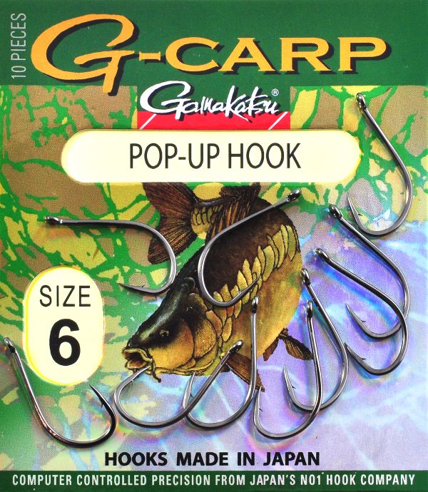 Крючок Gamakatsu G-Carp Pop-Up - Black - 10 шт/уп