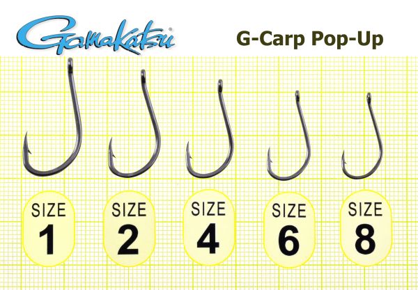 Крючок Gamakatsu G-Carp Pop-Up - Black - 10 шт/уп