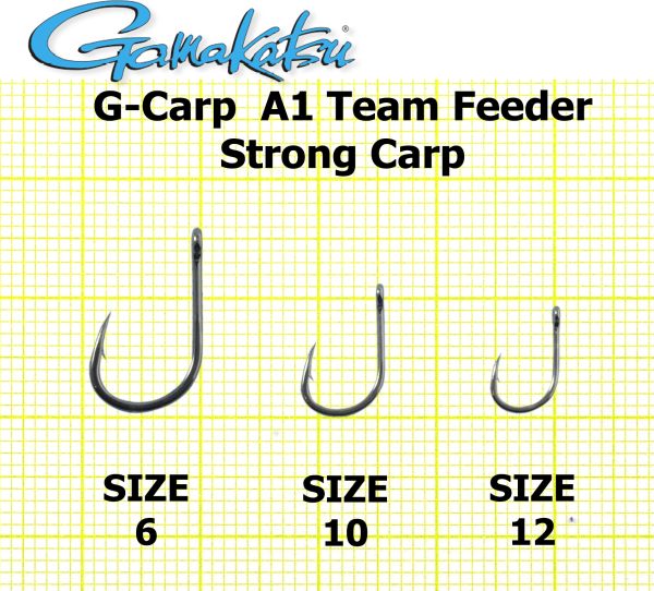 Гачок Gamakatsu A1 Team Feeder Strong Carp - 10 шт/уп