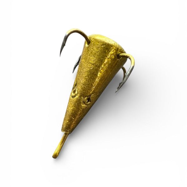 Блешня FRY Конус малий - 4 гачки - Золото - 1 шт.