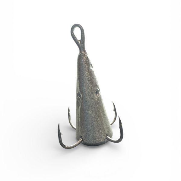 Блешня FRY Конус великий - Срібло - 4 гачки - 20 шт/уп