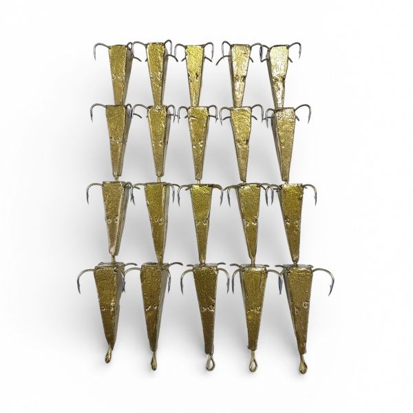 Блешня Піраміда FRY - 4 гачки - Золото - 1 шт.