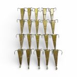 Блешня Піраміда FRY - 4 гачки - Золото - 20 шт/уп