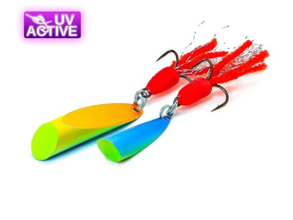 Блешня Грушка-Куля Ukraine - 26 г - UV-Activ - ПрофМонтаж - Що вагається - Латунь - 1 шт.