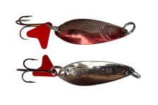 Блешня Spinnex Bass - 10 г - Що коливається - 211-Срібло/Червоний