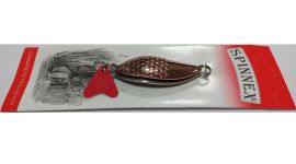 Блешня Spinnex Perch - Акустична, що коливається - З лускою - 15 г - Мідь/Срібло