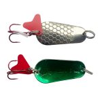 Блешня Spinnex Pike - 14 г - Що коливаються - Срібло/Зелений