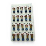 Блешня Яйця FRY Маленькі - Золото/Синій - 20 шт/уп