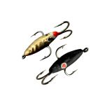 Блешня Вітрило Жук-Каракатиця-1 - 4 гачки - Вертикальна - 30 шт/уп - Золото