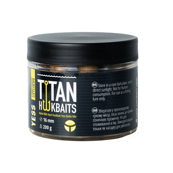 Бойлы Carp Catchers Craft Titan Hookbaits YESS - Вареные - Тонущие - Насадочные