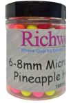 Плаваючі бойли Richworth Pop Ups Boilies - Micro 6-8 мм - 100 мл - Pineapple Hawaiian (Ананас)