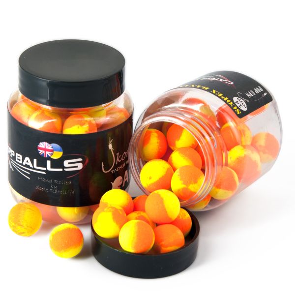 Бойлы Carp Balls Anvi Pop Ups - Плавающие - Ø14 мм - 30 г - Banana&Scopex