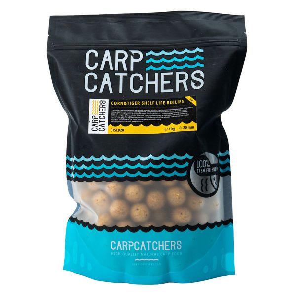 Бойли тонучі прикормочні Carp Catchers Craft "CORN&TIGER" - 1 кг
