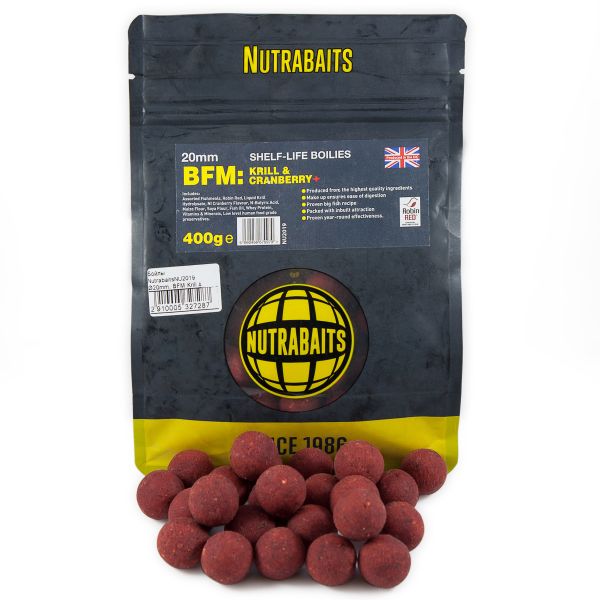 Бойли Nutrabaits - BFM Krill & Cranberry