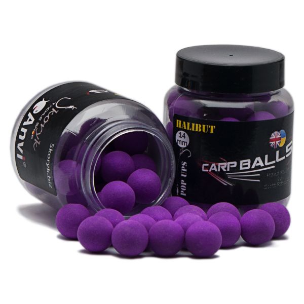 Бойлы Carp Balls Anvi Pop Ups - Плавающие - Ø14 мм - 30 г - Halibut