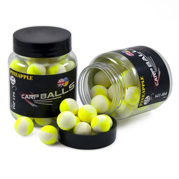 Бойлы Carp Balls Anvi Pop Ups - Плавающие - Ø14 мм - 30 г -Pineapple