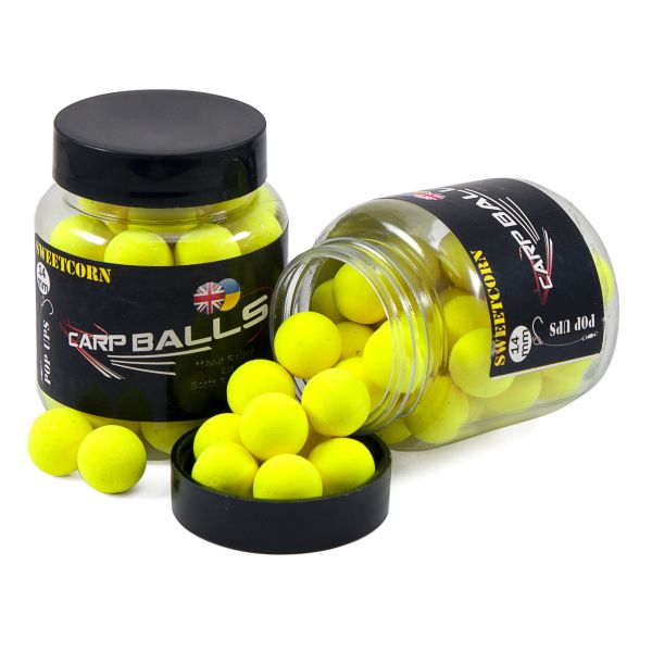 Бойлы Carp Balls Anvi Pop Ups - Плавающие - Ø14 мм - 30 г - Sweetcorn