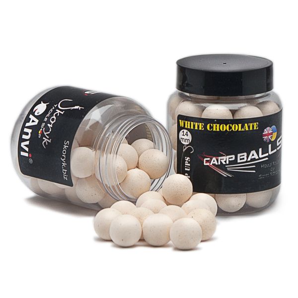 Бойлы Carp Balls Anvi Pop Ups - Плавающие - Ø14 мм - 30 г - White Chocolate