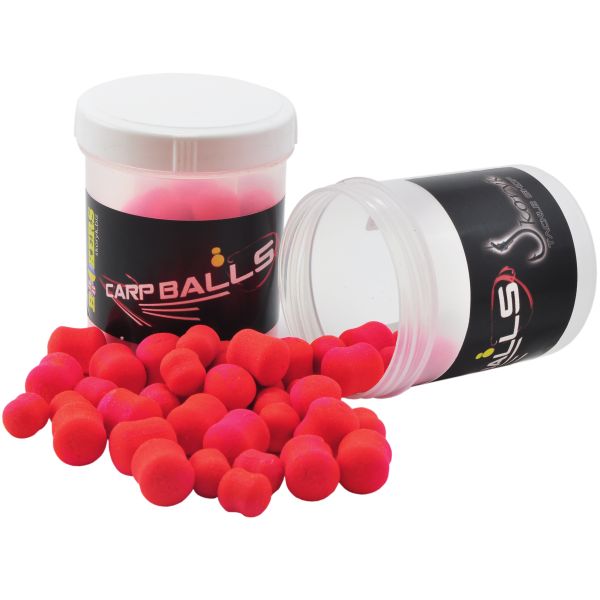 Бойлы Carp Balls Hookers Dumbels - Тонущие - Ø10x14 мм - 40 шт/уп - Strawberry