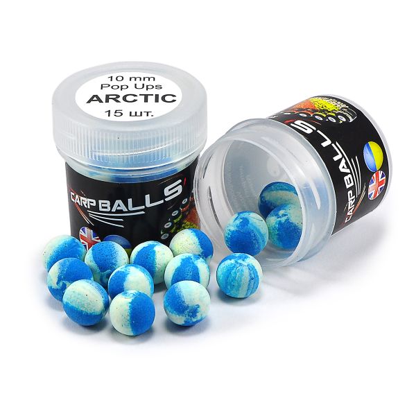 Бойлы Carp Balls Pop Ups - Плавающие - Ø10 мм - 15 шт/уп - Arctic (Мята)