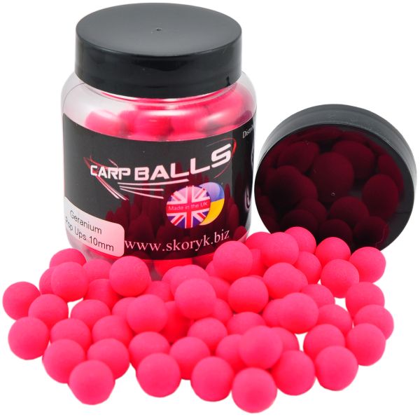 Бойлы Carp Balls Pop Ups - 30 г - Плавающие - Ø10 мм - Geranium (Герань)