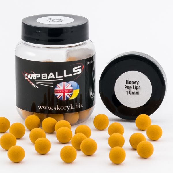 Бойлы Carp Balls Pop Ups - 30 г - Плавающие - Ø10 мм - Honey Yucatan (Мед Юкатан)