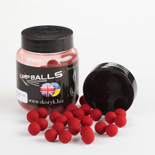 Бойлы Carp Balls Pop Ups - 30 г - Плавающие - Ø10 мм - Hot Demon+Asafoetida Oil (Горячий демон c маслом Асафетиды)