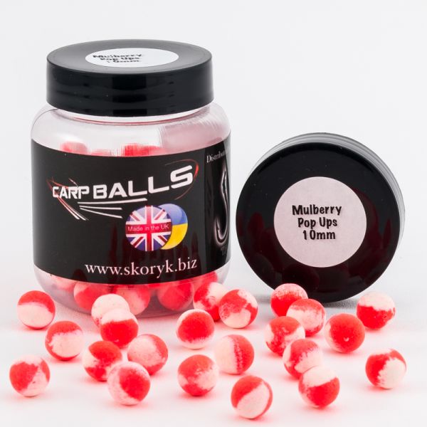 Бойлы Carp Balls Pop Ups - 30 г - Плавающие - Ø10 мм - Mulberry Florentine (Флорентийская шелковица)