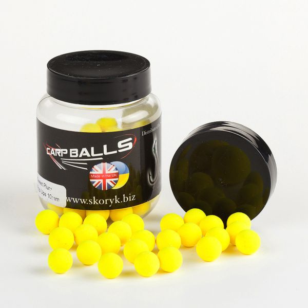 Бойлы Carp Balls Pop Ups - 30 г - Плавающие - Ø10 мм - Pineapple&N-Butyric Acid (Ананас и маслянистая кислота)