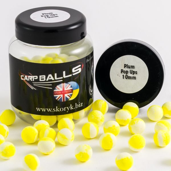 Бойлы Carp Balls Pop Ups - 30 г - Плавающие - Ø10 мм - Plum Royale (Слива)