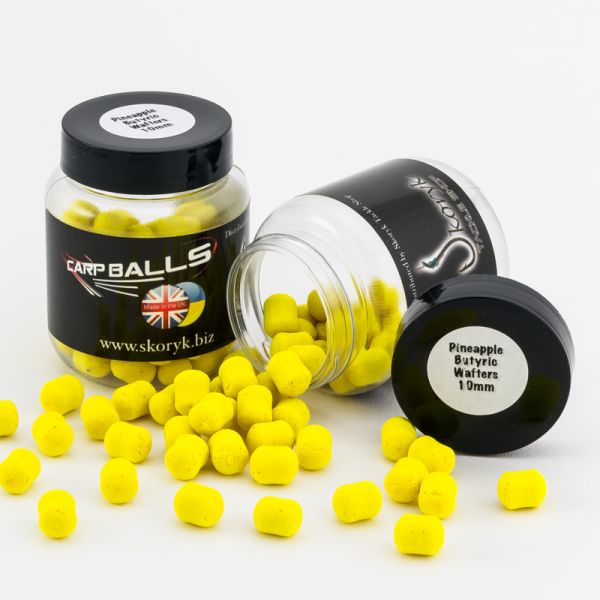 Бойлы Carp Balls Wafters - Нейтральной плавучести - Ø10 мм - Pineapple&N-Butyric Acid (Ананас в маслянистой кислоте)