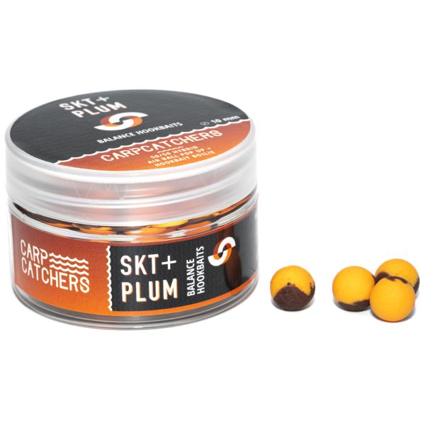 Бойлы Carp Catchers Balance Hookbaits - Ø10 мм - Fluoro Orange&Brown - SKT&Plum