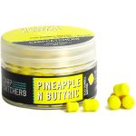 Бойли Carp Catchers - Pineapple N Butyric - Fluo Dumbell Wafters 10*7 та 8*5 мм - Mix - Fluoro Yellow - Плаваючі - Однотонні