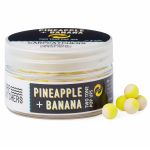 Бойли Carp Catchers Pop Ups - Ø8 мм - 75-77 шт/уп - Двоколірні - Fluoro Yellow&White - Pineapple and Banana