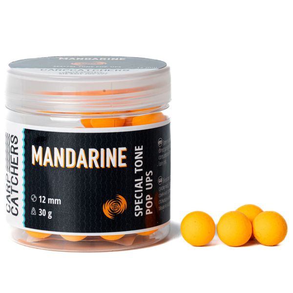 Бойлы Carp Catchers Pop Ups Special Tone - Плавающие - Ø12 мм - Fluoro Orange - Mandarine