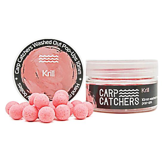 Бойлы Carp Catchers Washed Out Pop Ups - Ø10 мм - 40-41 шт/уп - Krill - Вымытый розовый