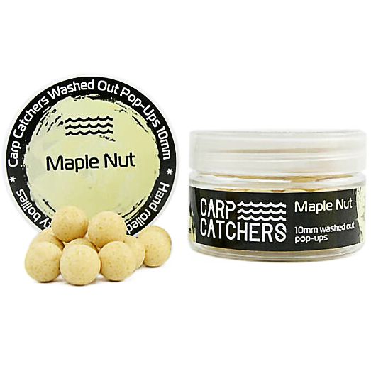 Бойлы Carp Catchers Washed Out Pop Ups - Ø10 мм - 37-38 шт/уп - Maple Nut - Вымытый кремовый