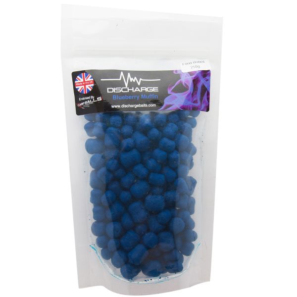 Бойлы Discharge Food Boilies - Тонущие - Дымящие - 250 г - Blueberry Muffin