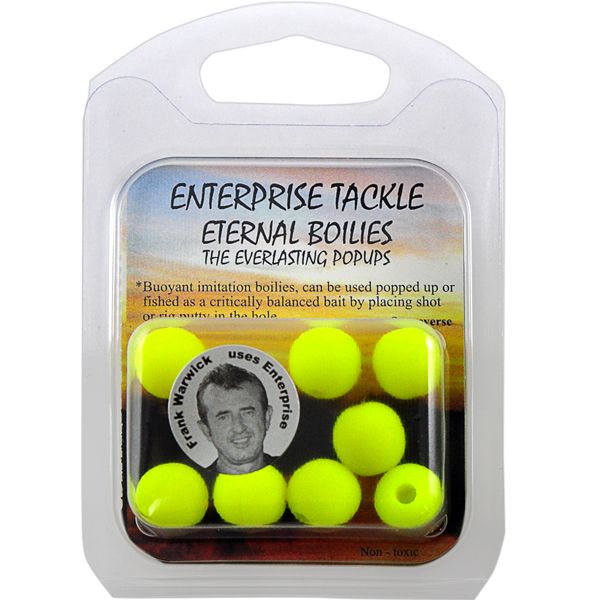 Бойлы Enterprise Tackle - Плавающие - Ø12 мм - 8 шт/уп - Yellow