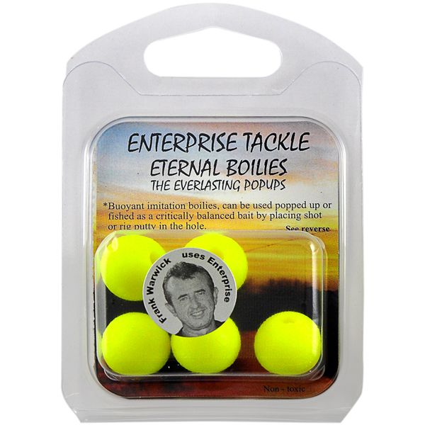 Бойли Enterprise Tackle - Плаваючі - Ø15 мм - 5 шт/уп - Fluoro Yellow