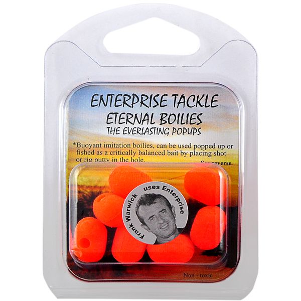 Бойлы Enterprise Tackle - Pellet Boilies - Плавающие - 7 шт/уп - 11x15 мм - Fluoro Orange