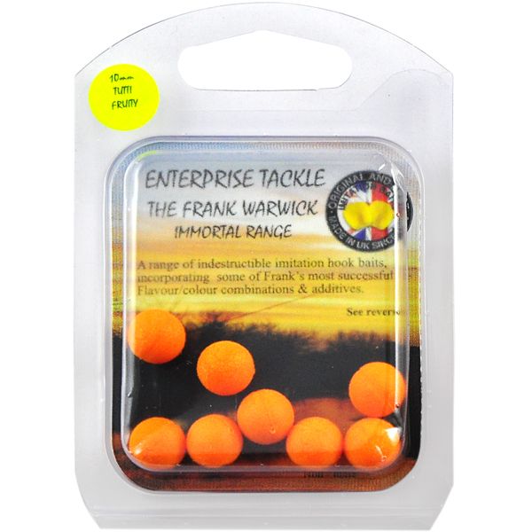 Бойли Enterprise Tackle - Tutti Frutti - Плаваючі - Ø10 мм - 8 шт/уп - Orange