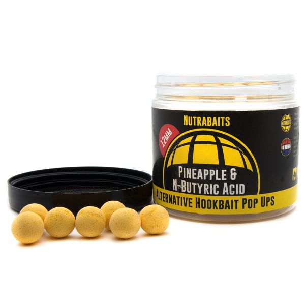 Бойли Nutrabaits Alternative Hookbaits Pop-Up - Pineapple&Butyric