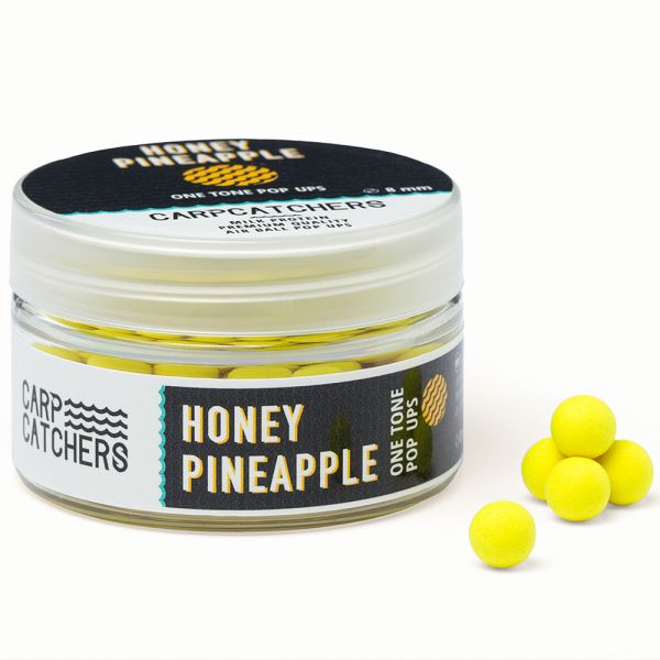 Бойлы pop-up Carp Catchers - Ø8 мм - Fluoro Yellow - Однотонные - Honey Pineapple