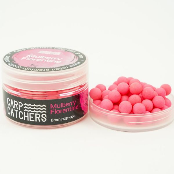 Бойлы pop-up Carp Catchers - Ø8 мм - Fluoro Pink - Однотонные - Mulberry Florentine