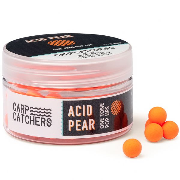 Бойлы pop-up Carp Catchers - Ø8 мм - Fluoro Orange - Однотонные - Acid Pear