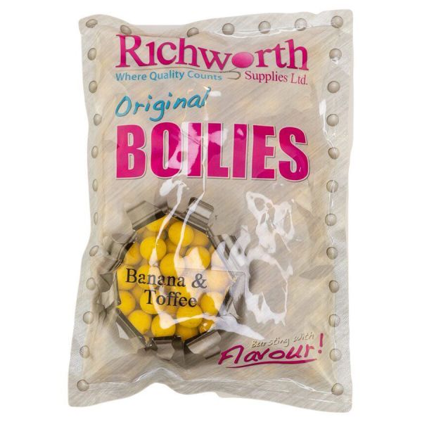 Бойли Richworth Original Boilies - Banana Toffee